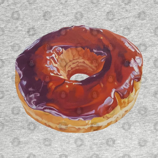 Chocolate Dip Donut painting (#3) by EmilyBickell